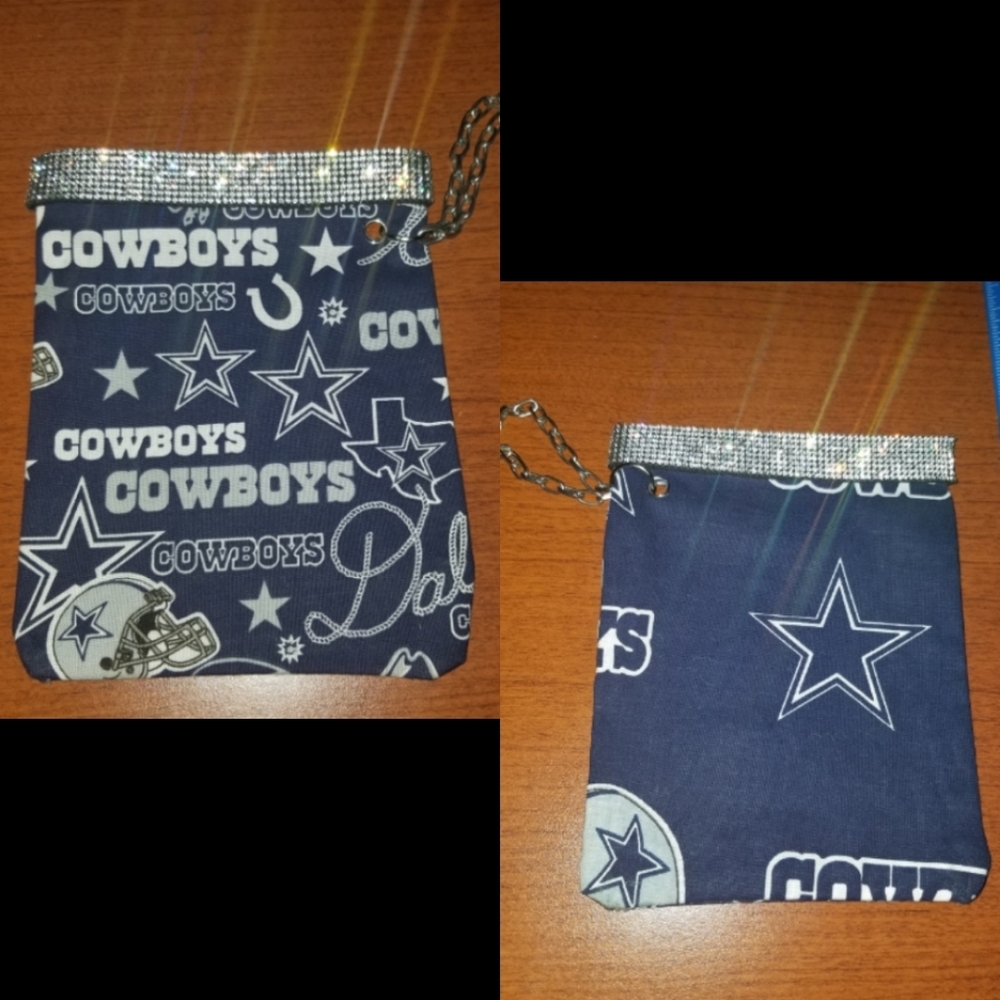 Diamond Dallas Cowboys Velcro Pouch
